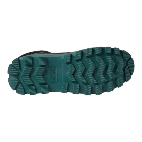 Hunter Women's City Explorer Short Rain Snow Boots Welllies US 9 Blk/Green NEW - Picture 4 of 11